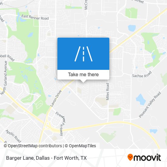 Mapa de Barger Lane