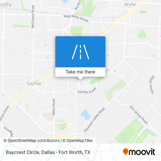 Mapa de Baycrest Circle