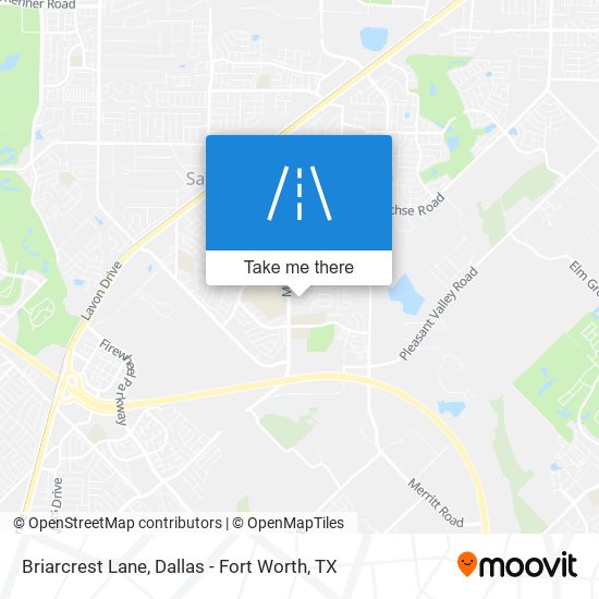 Briarcrest Lane map