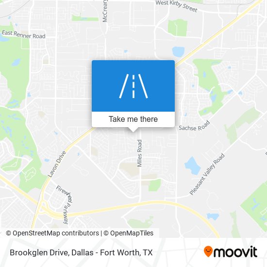Brookglen Drive map