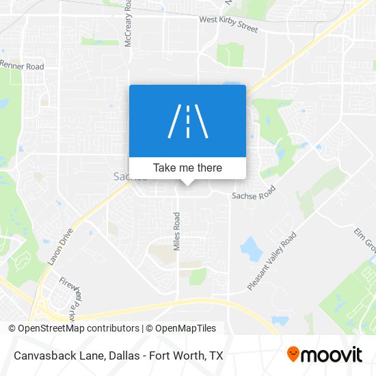 Mapa de Canvasback Lane