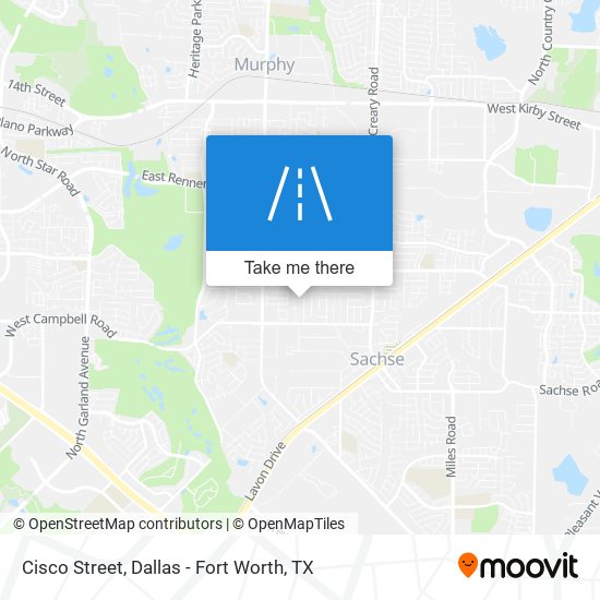 Cisco Street map