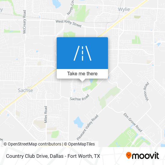 Country Club Drive map
