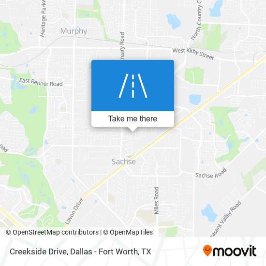 Creekside Drive map
