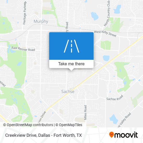 Mapa de Creekview Drive