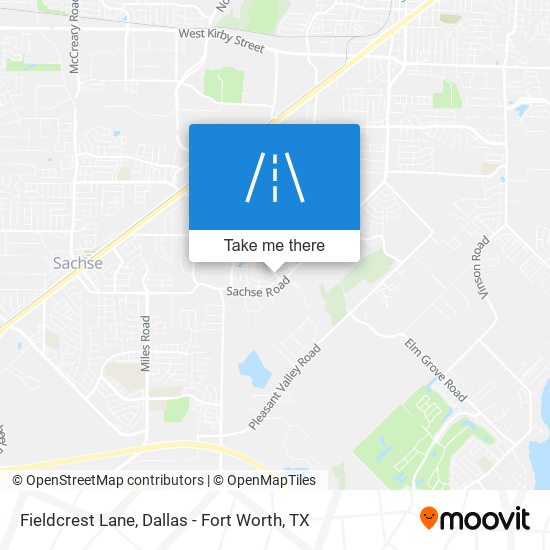 Fieldcrest Lane map