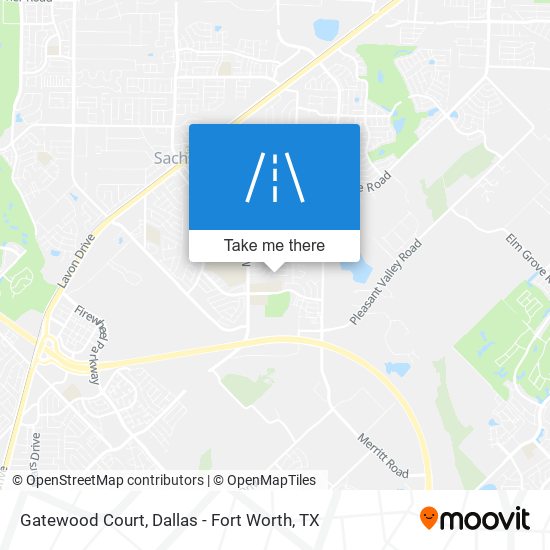Gatewood Court map