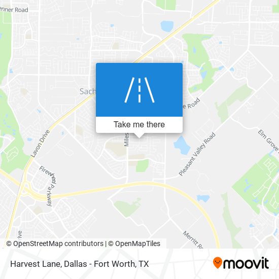 Harvest Lane map