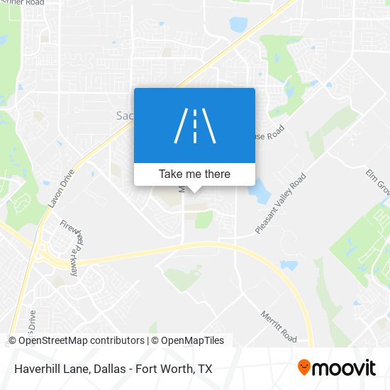 Haverhill Lane map
