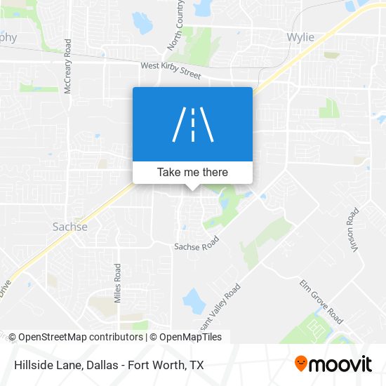 Mapa de Hillside Lane