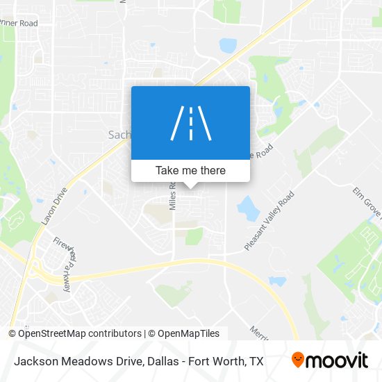 Jackson Meadows Drive map
