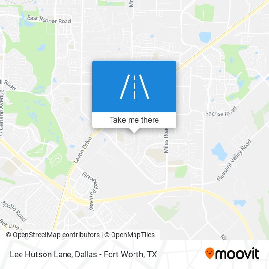 Mapa de Lee Hutson Lane