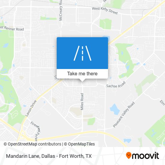 Mapa de Mandarin Lane