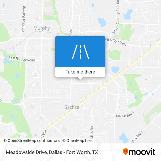 Mapa de Meadowside Drive