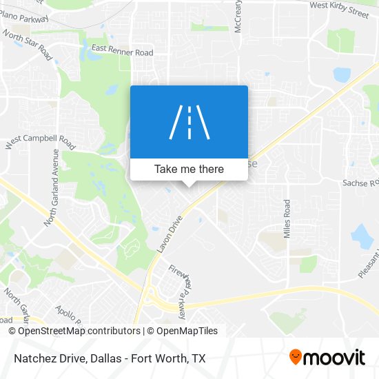 Natchez Drive map