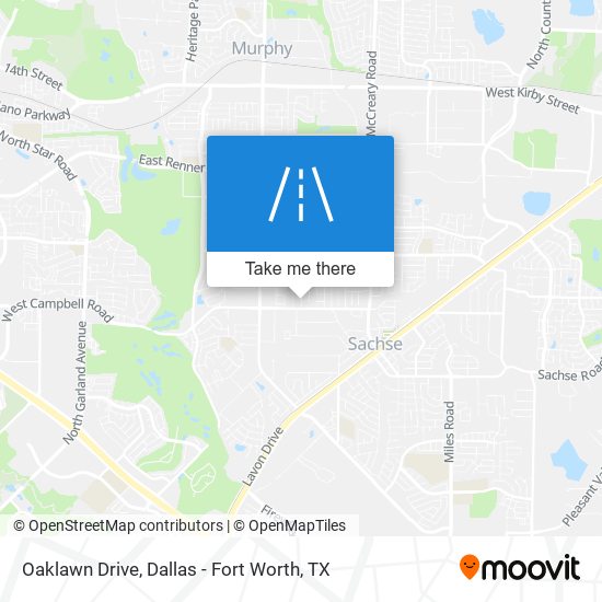 Oaklawn Drive map