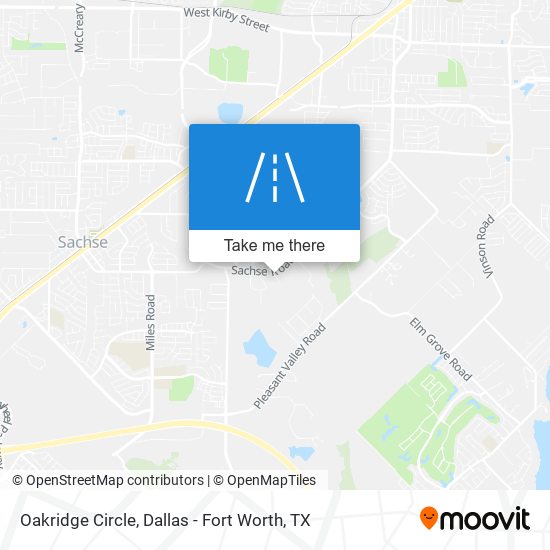Oakridge Circle map