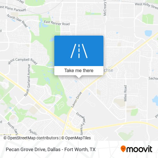 Mapa de Pecan Grove Drive