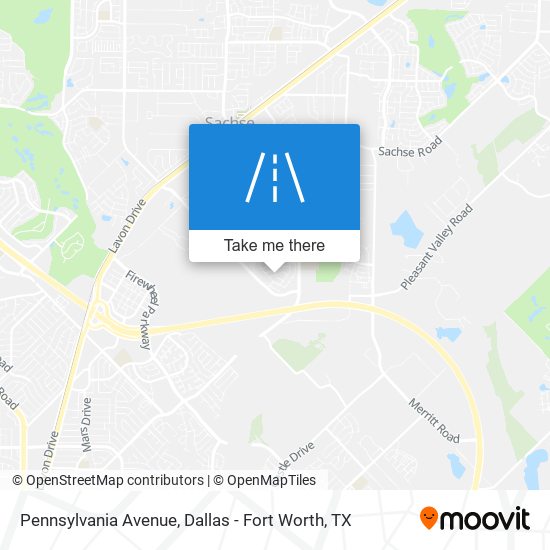 Pennsylvania Avenue map