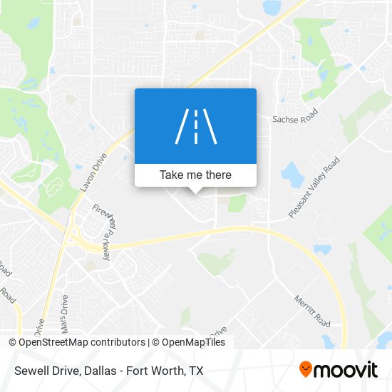 Sewell Drive map