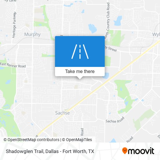 Mapa de Shadowglen Trail