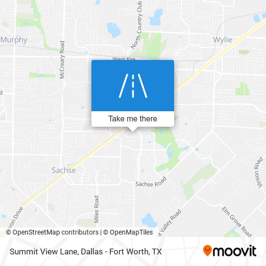 Summit View Lane map