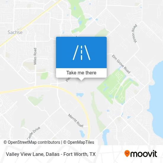Valley View Lane map