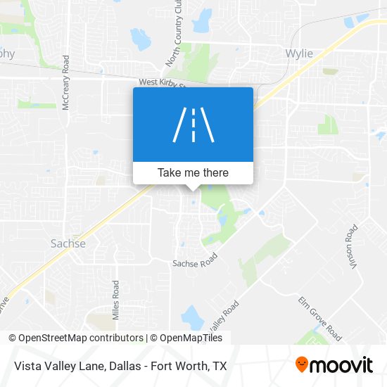 Vista Valley Lane map