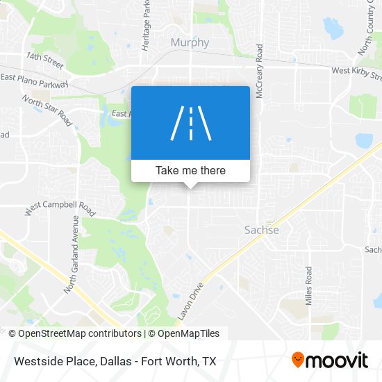 Westside Place map