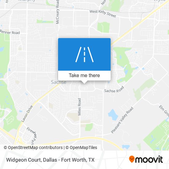Widgeon Court map