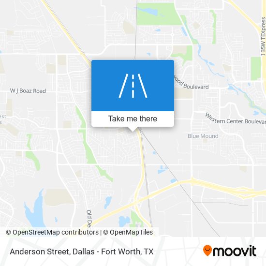 Mapa de Anderson Street