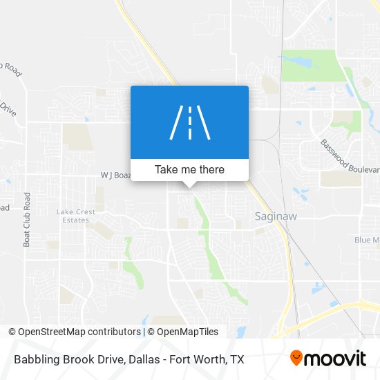 Mapa de Babbling Brook Drive