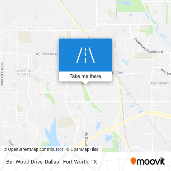 Mapa de Bar Wood Drive