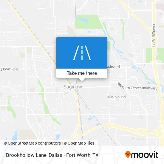 Brookhollow Lane map