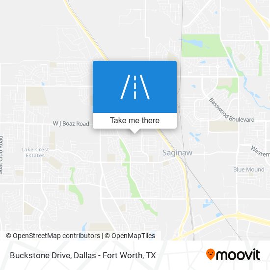 Buckstone Drive map