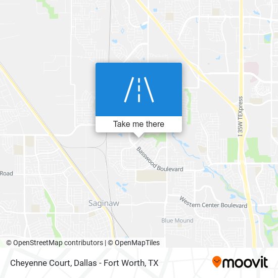 Cheyenne Court map