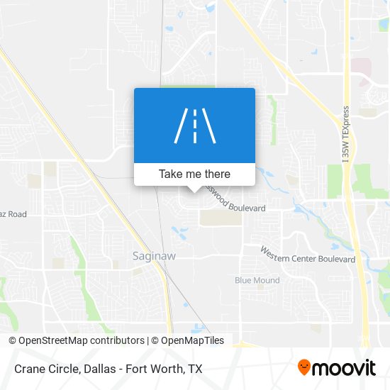 Crane Circle map