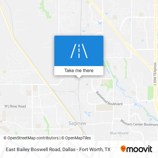 Mapa de East Bailey Boswell Road