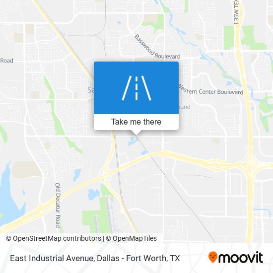 East Industrial Avenue map