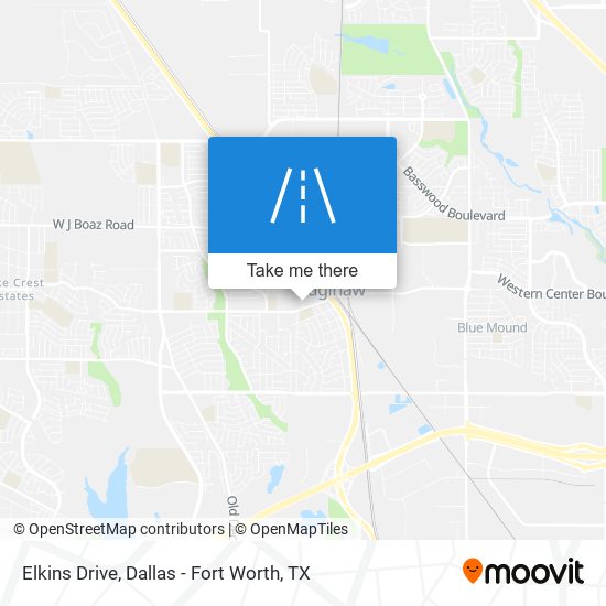 Mapa de Elkins Drive