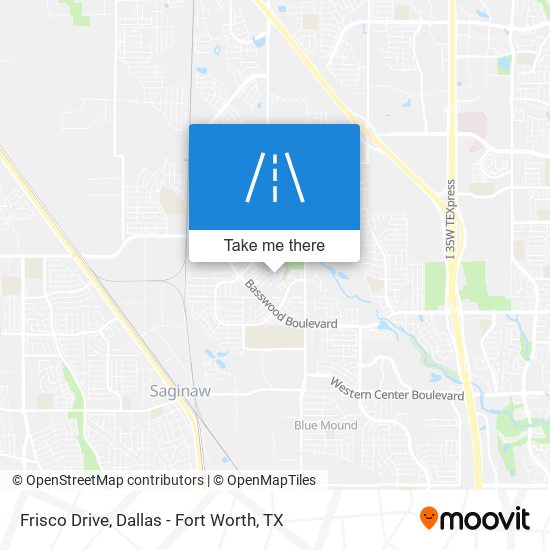 Mapa de Frisco Drive