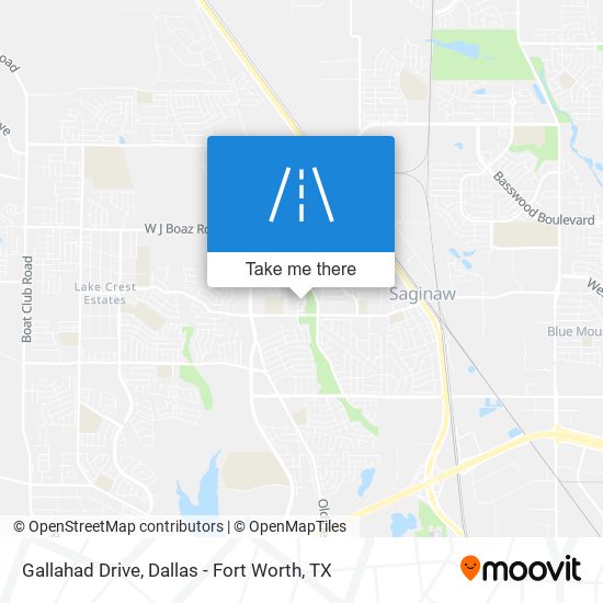 Gallahad Drive map