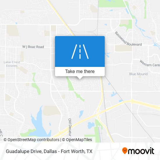 Guadalupe Drive map