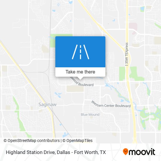 Highland Station Drive map