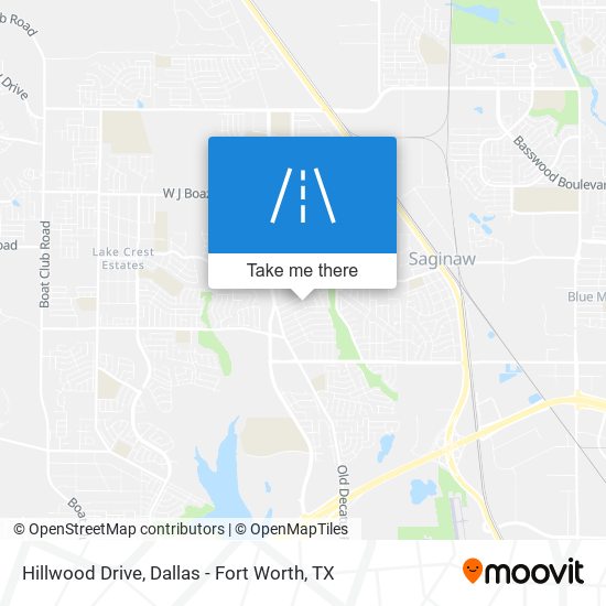 Mapa de Hillwood Drive
