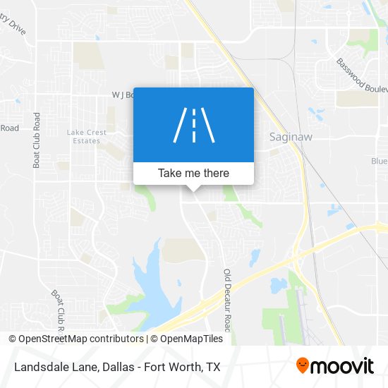 Landsdale Lane map