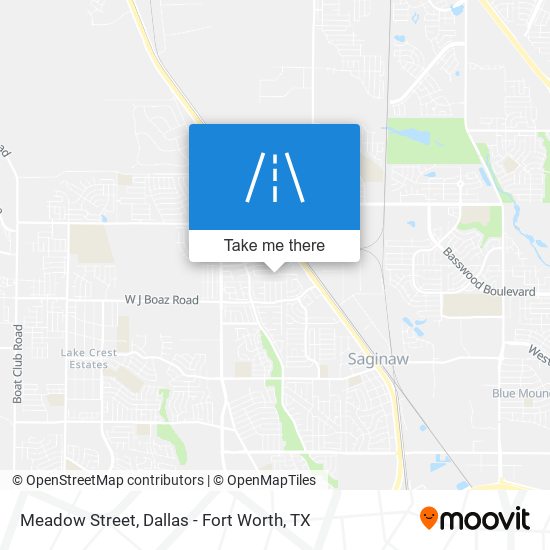 Meadow Street map