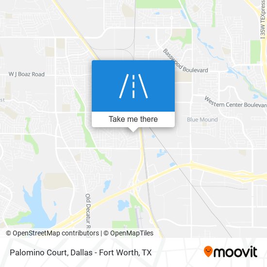 Palomino Court map
