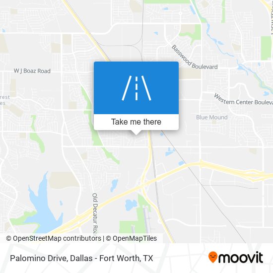 Mapa de Palomino Drive