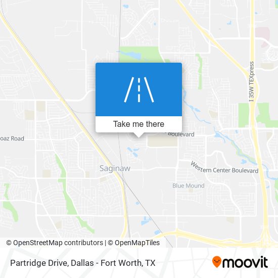 Mapa de Partridge Drive